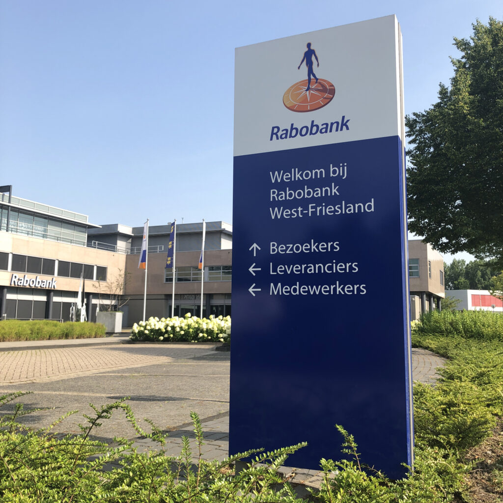 Rabobank zuil